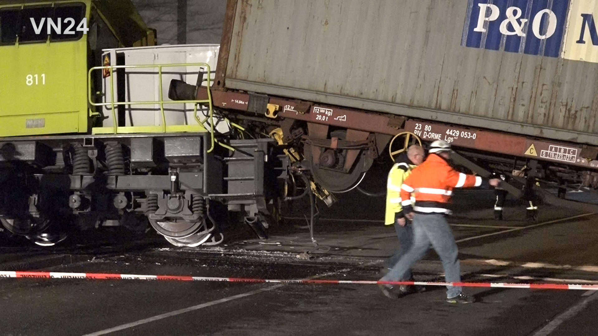 17.01.2020 VN24 Güterzug Unfall im Dortmunder Hafen Lok